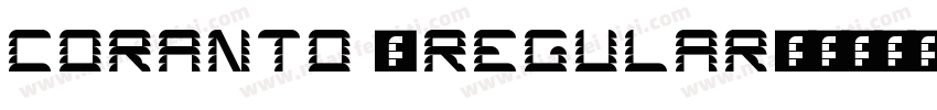 Coranto 2 Regular字体转换